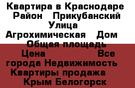 Квартира в Краснодаре › Район ­ Прикубанский › Улица ­ Агрохимическая › Дом ­ 115 › Общая площадь ­ 55 › Цена ­ 1 800 000 - Все города Недвижимость » Квартиры продажа   . Крым,Белогорск